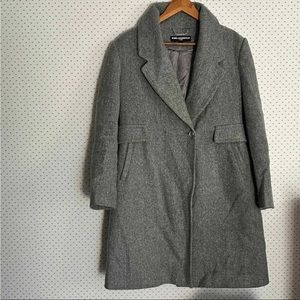 Karl Lagerfeld Long Line Pea Coat